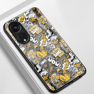 เคสสำหรับ OPPO Reno 8T 5G A1 Pro 5G เคสโทรศัพท์นามธรรมเปลือกแก้วกันกระแทก