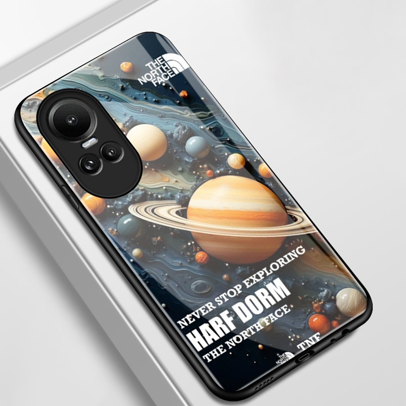 เคสสำหรับ OPPO Reno 10 5G 10 Pro 5G Reno 11 Pro 5G Reno 11F 5G เคสโทรศัพท์ดาวเคราะห์มนุษย์อวกาศเปลือกแก้วกันกระแทก