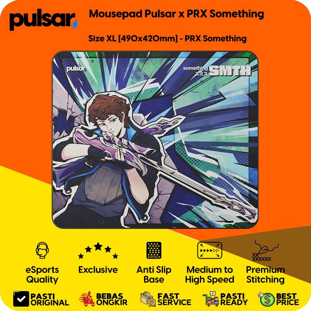 Pulsar Gaming Gaming Mousepad PRX Edition Size XL PRX Something [490x420mm] PRX Edition Professional