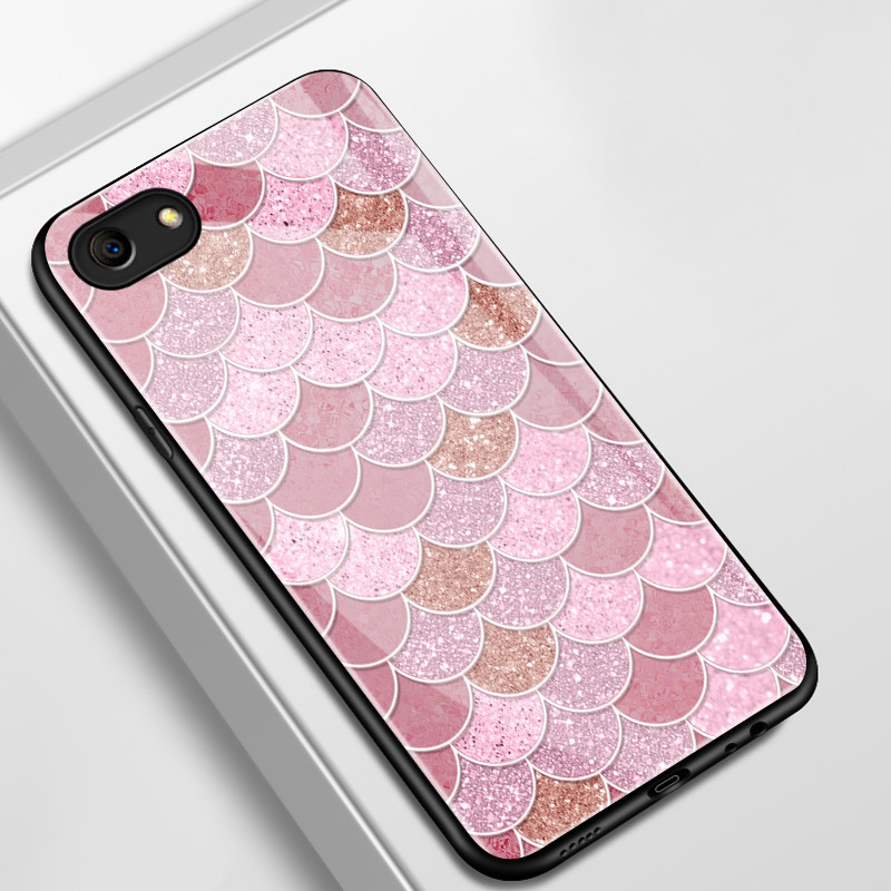 เคสสำหรับ OPPO A83 2018 A1 2018 เคสโทรศัพท์สร้างสรรค์เปลือกแก้วกันกระแทก
