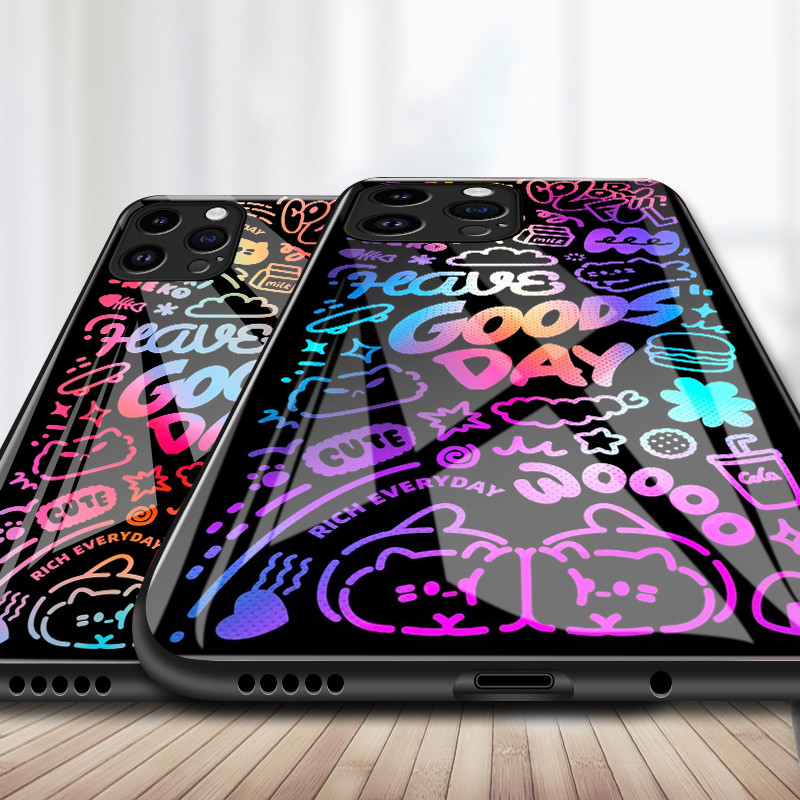 เคสสำหรับ Samsung S23 Plus S23 ultra S23 FE S24 FE S24 Plus S24 Ultra เคสโทรศัพท์แมวเปลือกแก้วกันกระแทก ราคา ถูกที่สุด ดีลบีเคเค แกลเลอรีภาพที่ 4