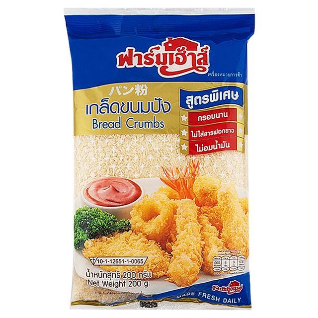 🌻 ฟาร์มเฮ้าส์เกล็ดขนมปัง 200กรัม 🌈 8850123170102 🌴 Farmhouse Bread Crumbs 200g. 🍉 ของแห้งและเครื่องป