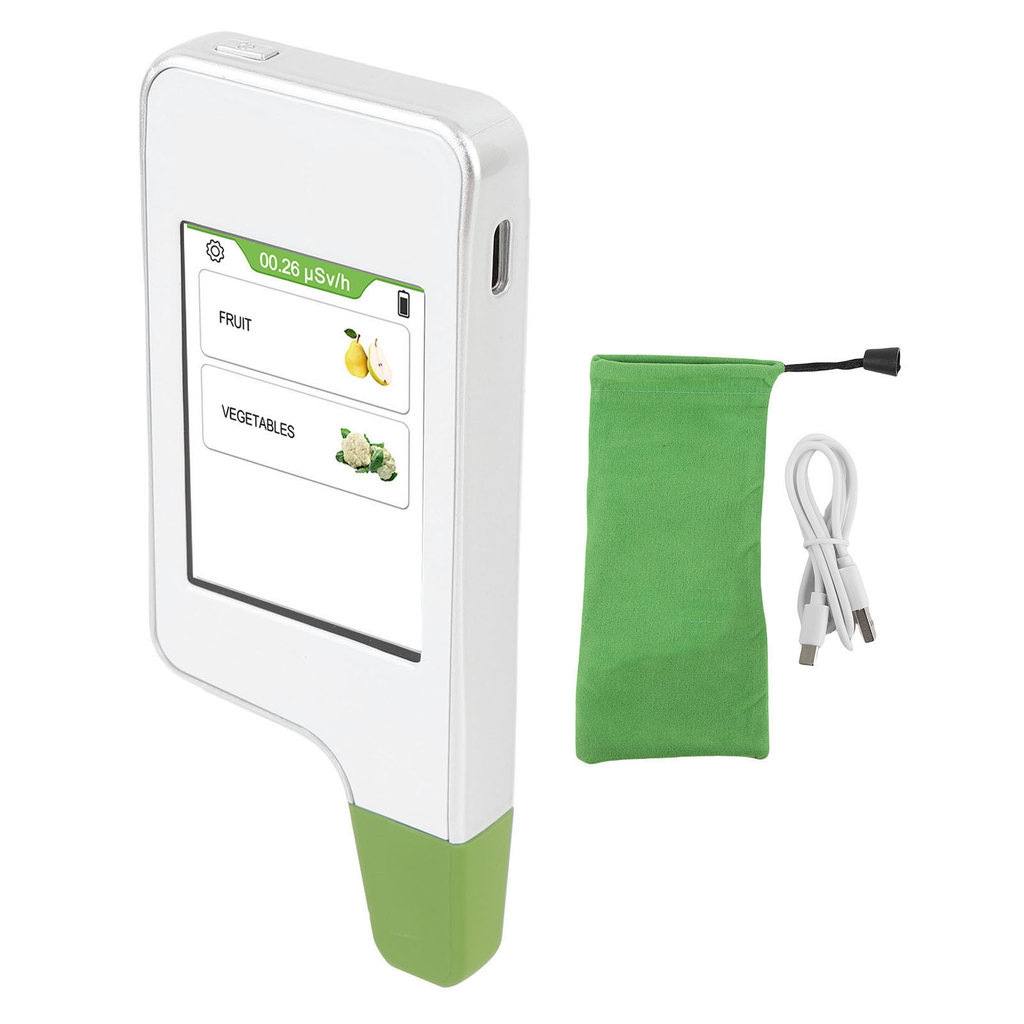 KSDU เครื่องทดสอบ Nitre แบบพกพาเครื่องตรวจจับเนื้อหาอาหารสําหรับผักผลไม้ 0-9999 มก./กก. สีขาว