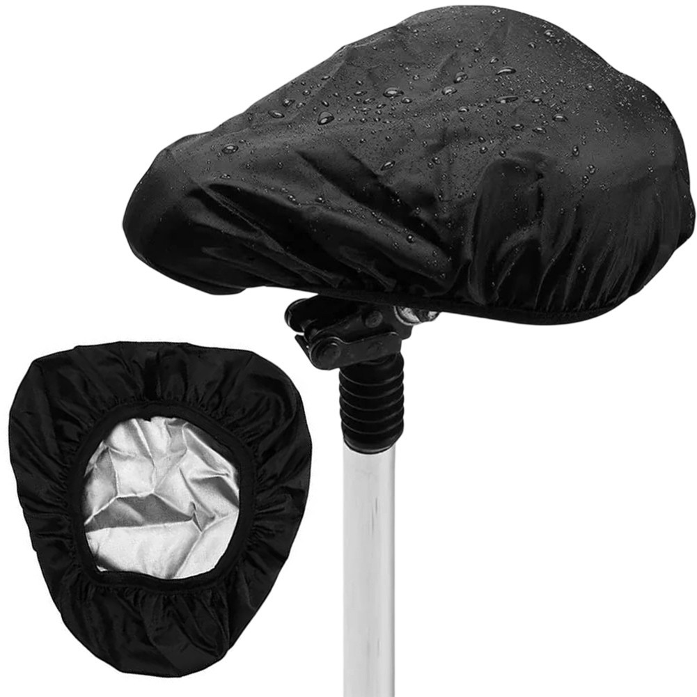⭐สินค้าใหม่⭐Cycle Seat Rain Sun Protection Cover Drawstre Cycle Saddle Dustproof Seat Cover