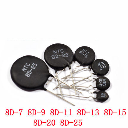 10pcs ตัวต้านทานความร้อน NTC 5D 11 10D 9 10D 11 47D 15 10D 20 10D 13 8D 11 10D 15 5D 15 10D 7 MF11 1