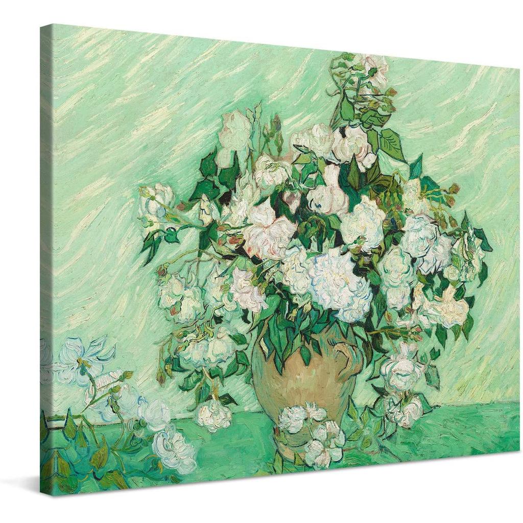Vincent Van Gogh Roses Canvas Art Print Canvas Print Wall Art Decor Picture