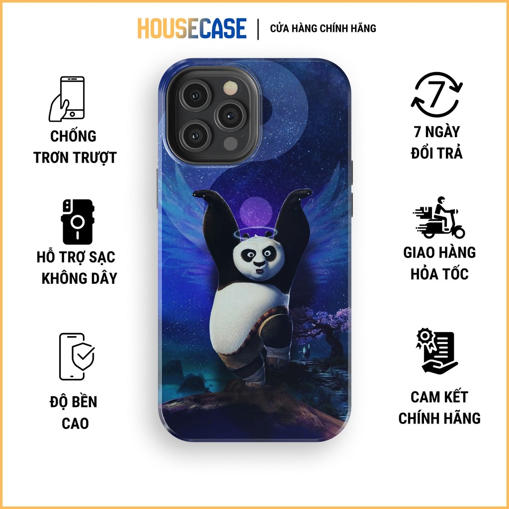 KUNG FU PANDA เคสไอโฟน TPU sublimated PANDA แบบแข็งเฉพาะ