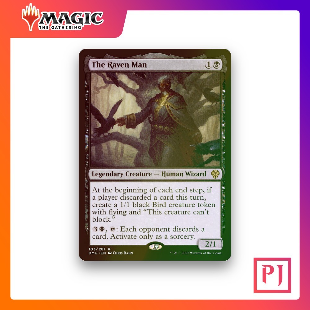 [MTG] The Raven Man (#103) [DMU] [BLACK] [RARE] | Magic the Gathering