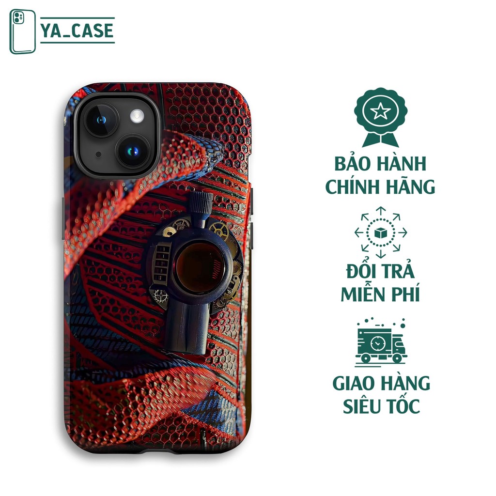 YACASE ของแท้ Spider-Man Web Shooter เคสโทรศัพท์ระยะใกล้สําหรับ Iphone 15/16/17