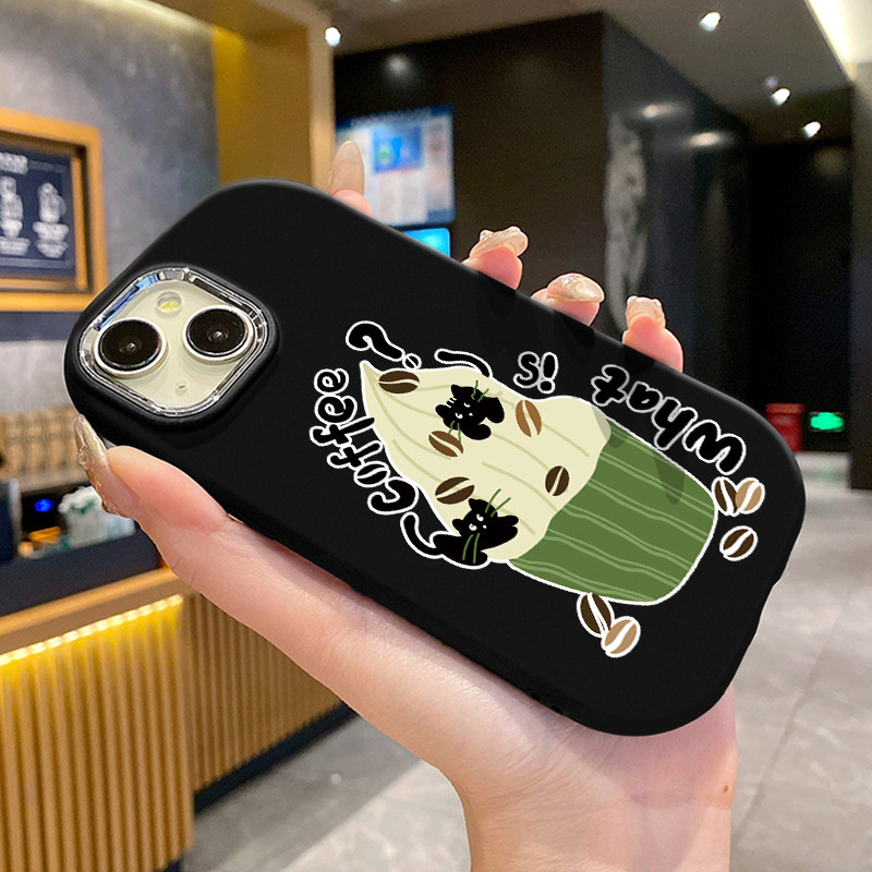 เคสสำหรับ Realme C67 Realme 12 Lite เคสโทรศัพท์เมล็ดกาแฟแมวกันกระแทกกลมและอ้วน ราคา ถูกที่สุด ดีลบีเคเค แกลเลอรีภาพที่ 7