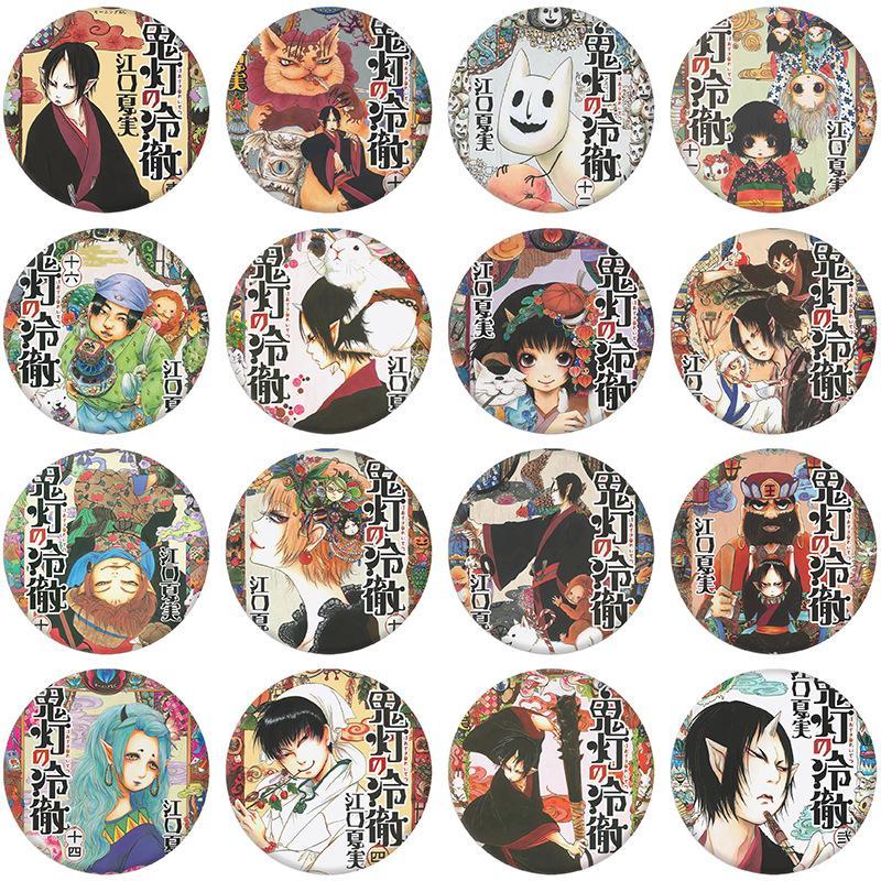 58 มม. Hoozuki no Reitetsu Pin – Hoozuki, Enma Daioh & ตัวละครอื่นๆ | สไตล์ Kell & Dark Comedy ของญี