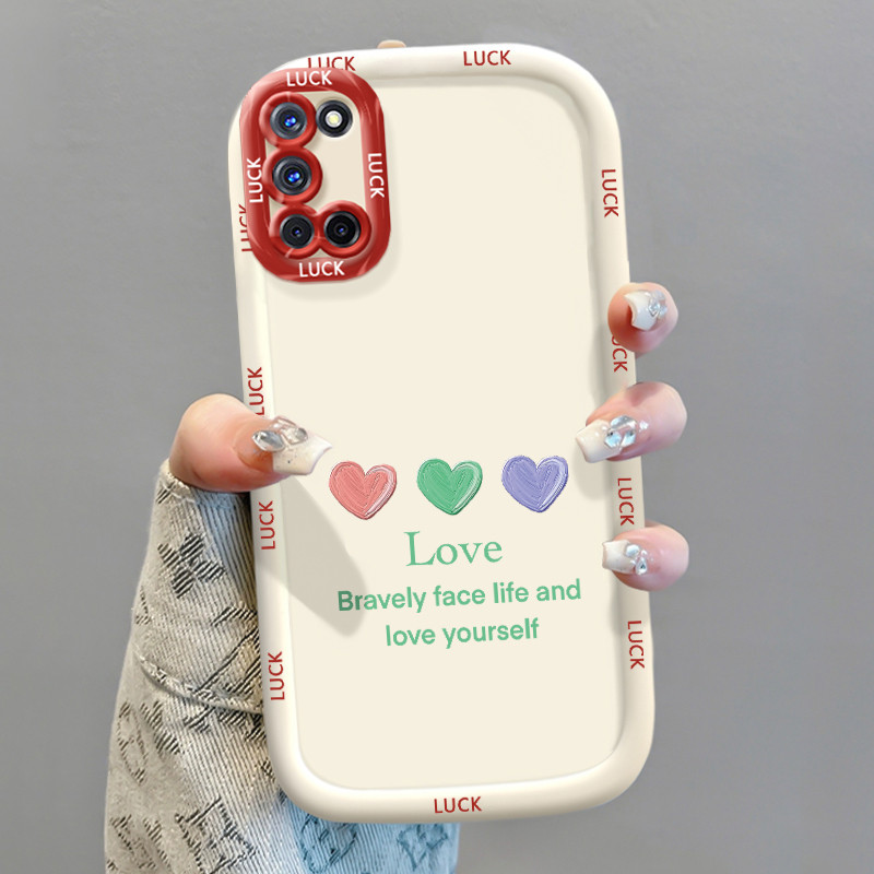 OPPO A52 A72 A92 Silicon Case Small Heart