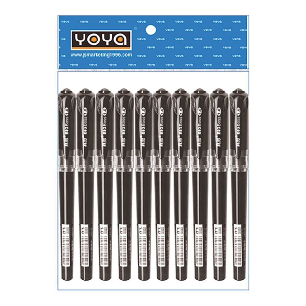 โยย่า ปากกาเจล 1.0 มม. รุ่น C511 หมึกสีดํา แพ็ค 10 ด้าม 154688