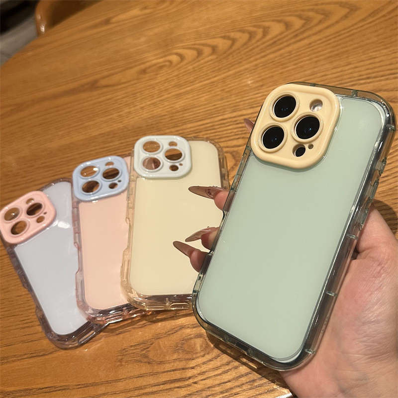 SAMSUNG สีธรรมดาหรูหรากรณีSamsung A16 A56 A36 A17 5G A37 A57 5G A07 A15 A05S A12 A33 A11 A23 A54 A06