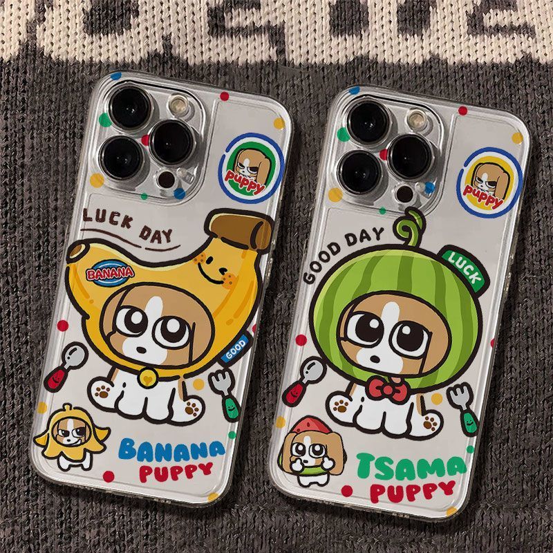 แตงโมแฟนซีกล้วยสาวสุนัขกรณีRealme C71 หมายเหตุ 70 C85 10 Pro + 5G C75X 60X C63 11 4G C75 C65 Narzo 5