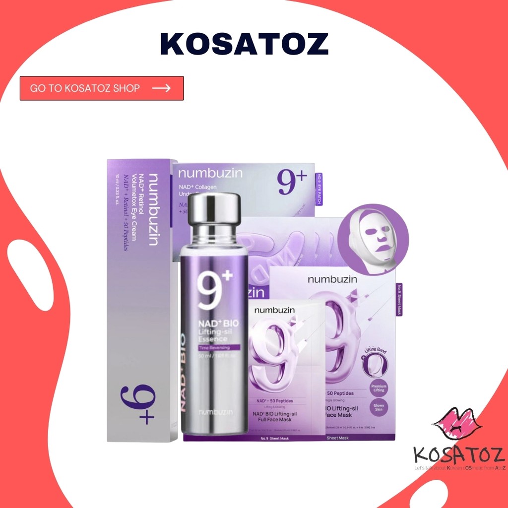 Numbuzin No.9 NAD+ Bio Toner / Essence/ Patch