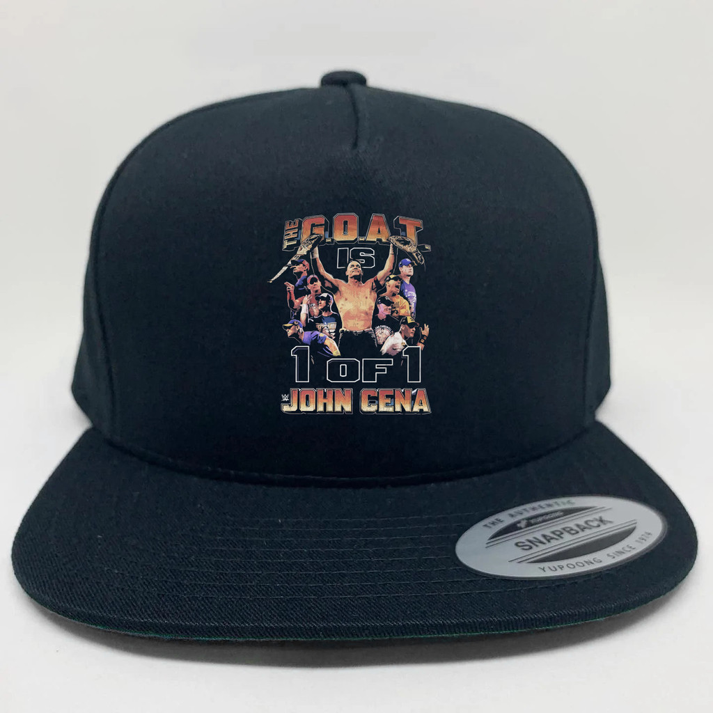 WWE The GOAT เป็นหมวก John Cena Snapback 1 ใน 1