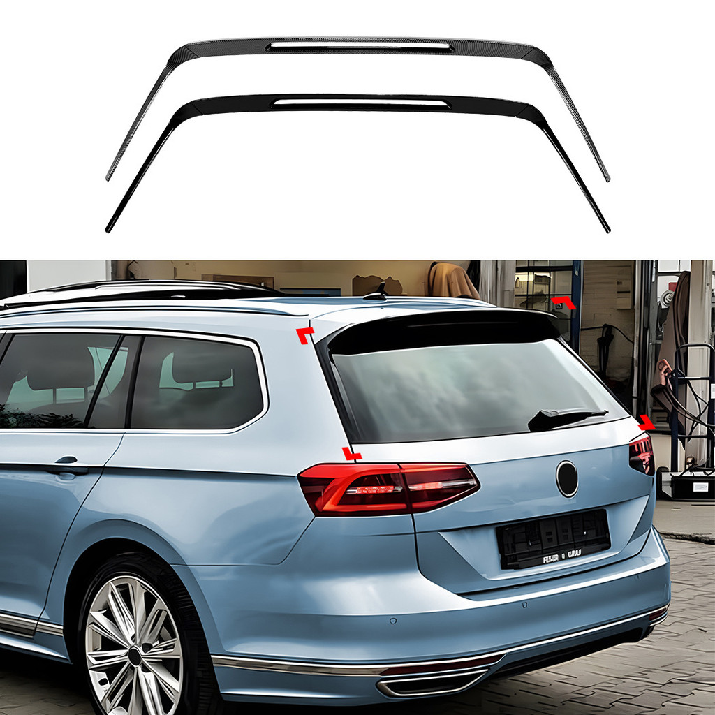 เหมาะสําหรับ Volkswagen VW Passat B8 Travel Edition ดัดแปลงเป็น Rline ด้านหลัง Wing Top Wing Side Wi