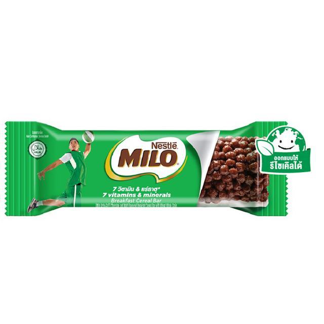 🌴 เนสท์เล่ไมโลซีเรียลบาร์ 23.50กรัม 💐 Nestle Milo Cereal Bar 23.50g. 🍁 ซีเรียล 🌷 Cereal