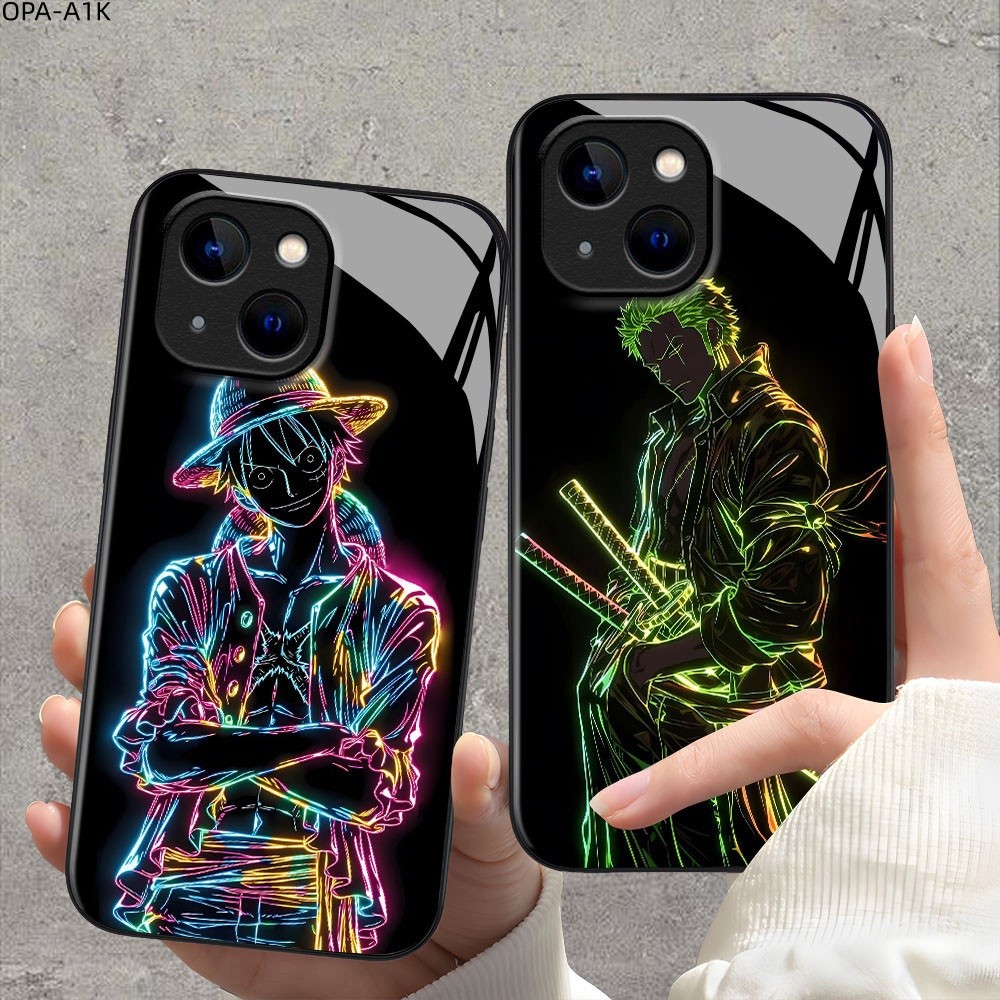 เคส For OPPO A5 A3 A3X A3S A9 A5 A7 A1K A5S A12 Pro 4G 5G 2018 2020 เคสโทรศัพท์ เคสมือถือ เคสออปโป้ Phone Glass Case BLK