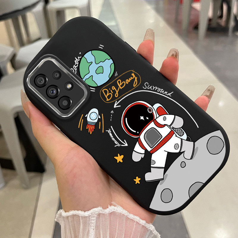 เคส ใช้ได้กับ Samsung A53 เคสนักบินอวกาศน่ารัก