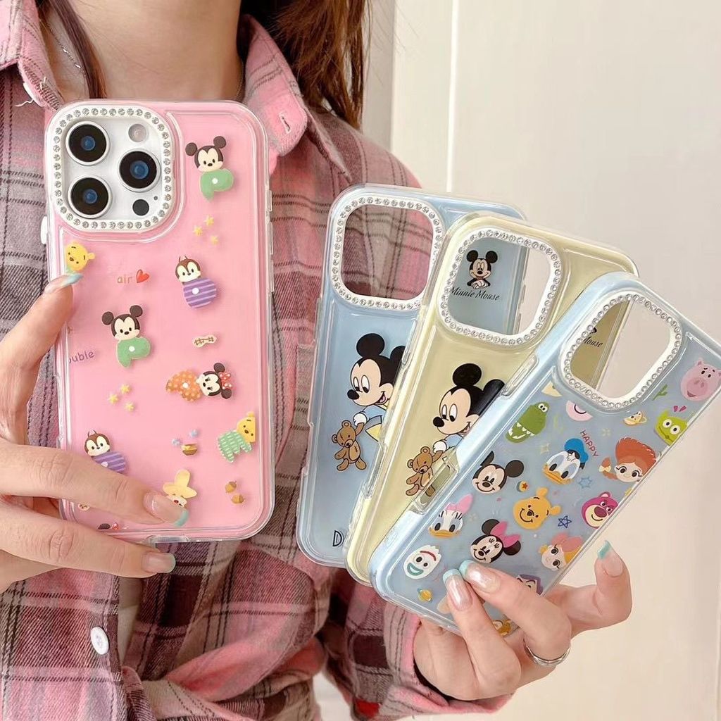 มิกกี้น่ารักการ์ตูนกรณีVivo V60 Lite Y19S Pro Y400 Y21D Y100 Y75 Y36 Y21T Y27S Y15 Y03T Iqoo Z10R 5G