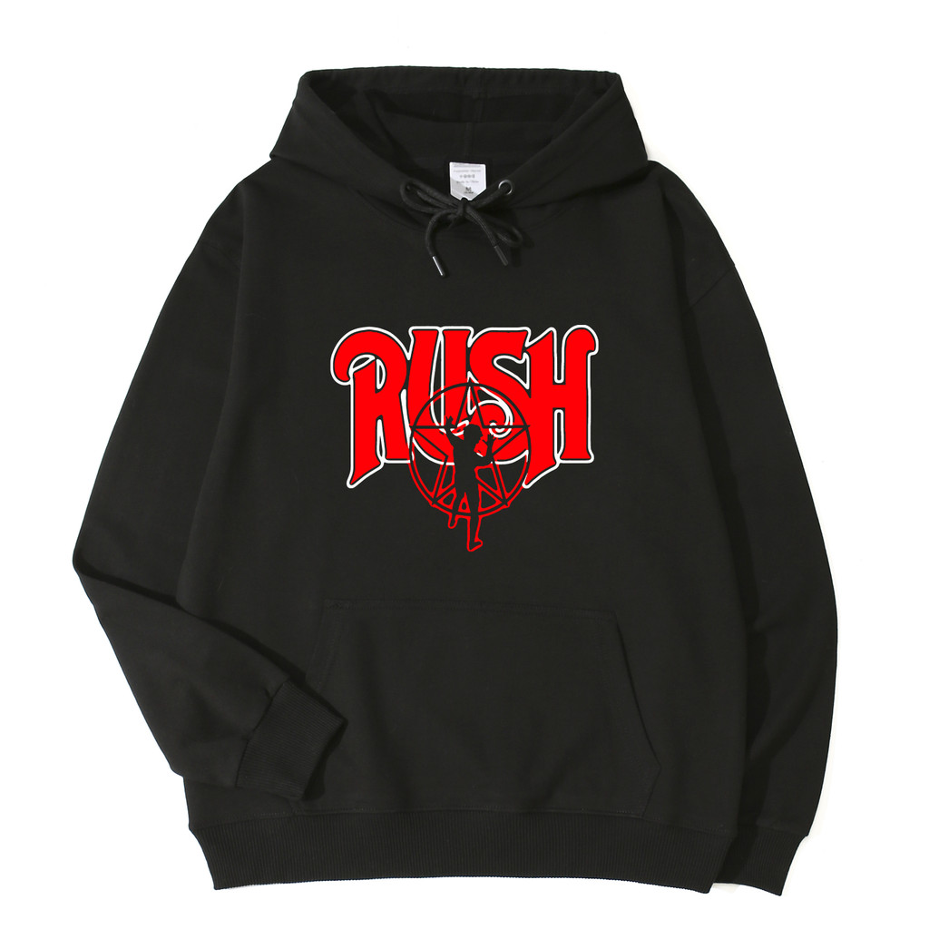 Streetwear Hip Hop Rush Band Hoodie Unisex แขนยาวเสื้อเพลงเสื้อกันหนาวแฟน Hoodies ผู้ชายสบายๆ YK2 ขน