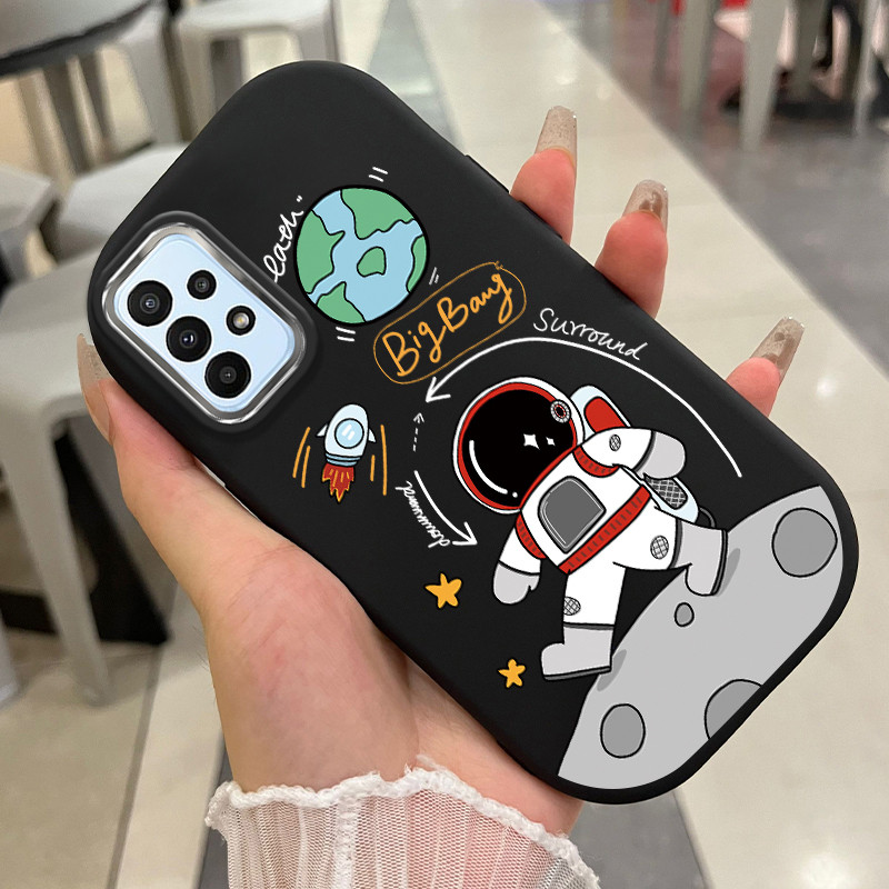 เคส ใช้ได้กับ Samsung A23 4G A23 5G เคสนักบินอวกาศน่ารัก