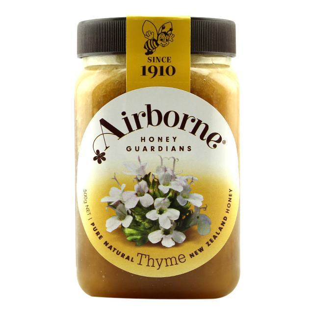 🌴 แอร์บอร์นน้ำผึ้งไทม์ครีม 500กรัม [9403118000299] 💐 Airborne Thyme Honey Creamed 500g. 🍁 น้ำตาลและส