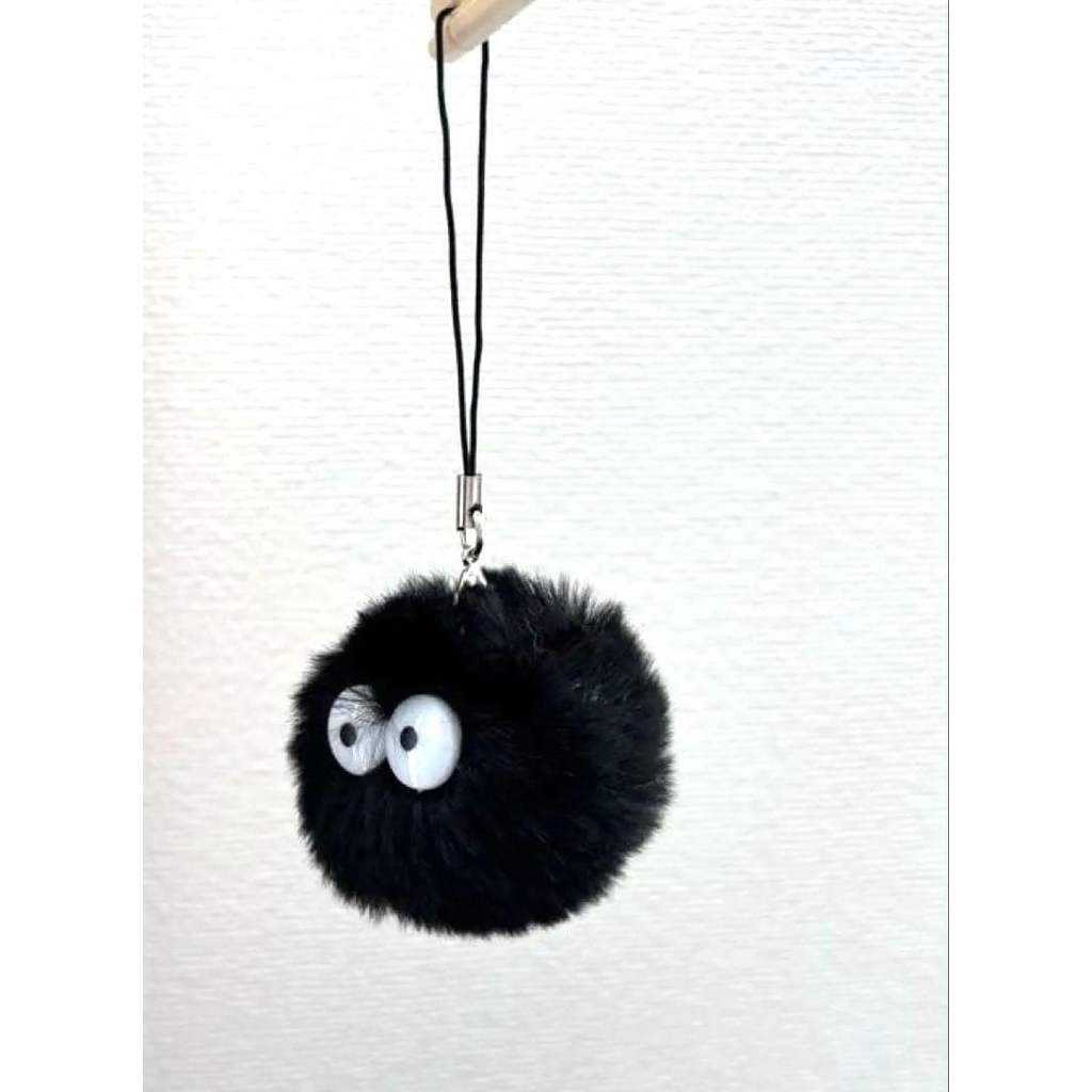 【Direct from Japan】Studio Ghibli Makkuro Kurosuke (มีสาย) 1 ชิ้น【Japan Exclusive】