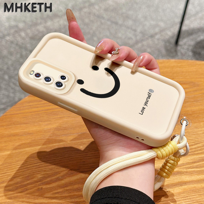 MHKETH เคสสำหรับ VIVO V19 เคสโทรศัพท์ที่กำหนดแบบเองลายอิโมจิเรียบง่ายพร้อมสายคล้อง ราคา ถูกที่สุด ดีลบีเคเค แกลเลอรีภาพที่ 3
