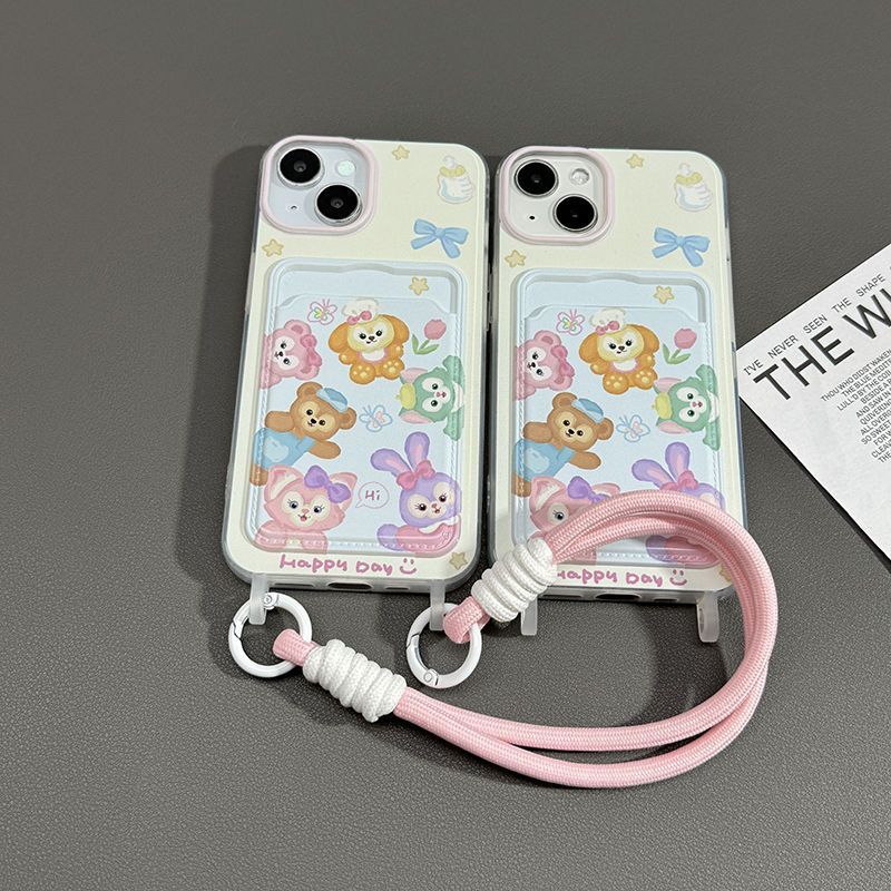 SAMSUNG สาวสุนทรียศาสตร์ผีเสื้อหมีกรณีSamsung A07 A17 5G A15 M12 A57 A05 A05S A16 A24 M14 A26 A12 A5