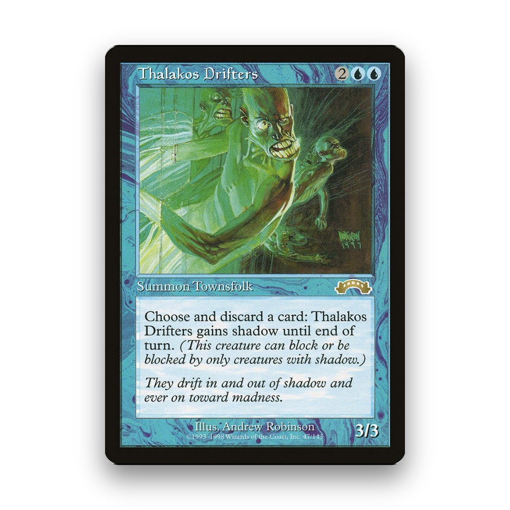 [MTG] Thalakos Drifters (#47) [EXO] [BLUE] [RARE] | Magic the Gathering