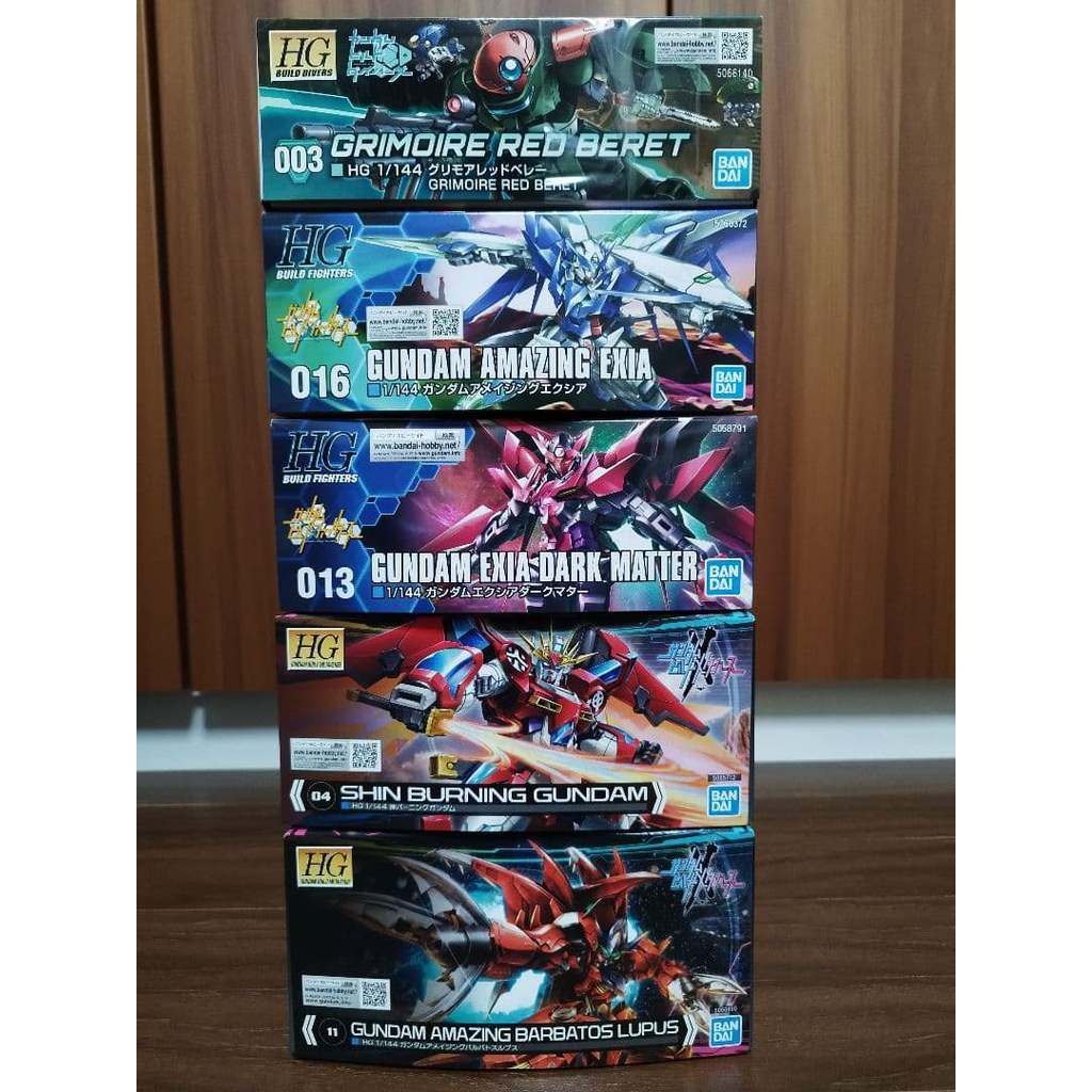 【Direct from Japan】Hg Amazing Exia Grimoire Barbatos God Burning Dark Matter【Japan Exclusive】