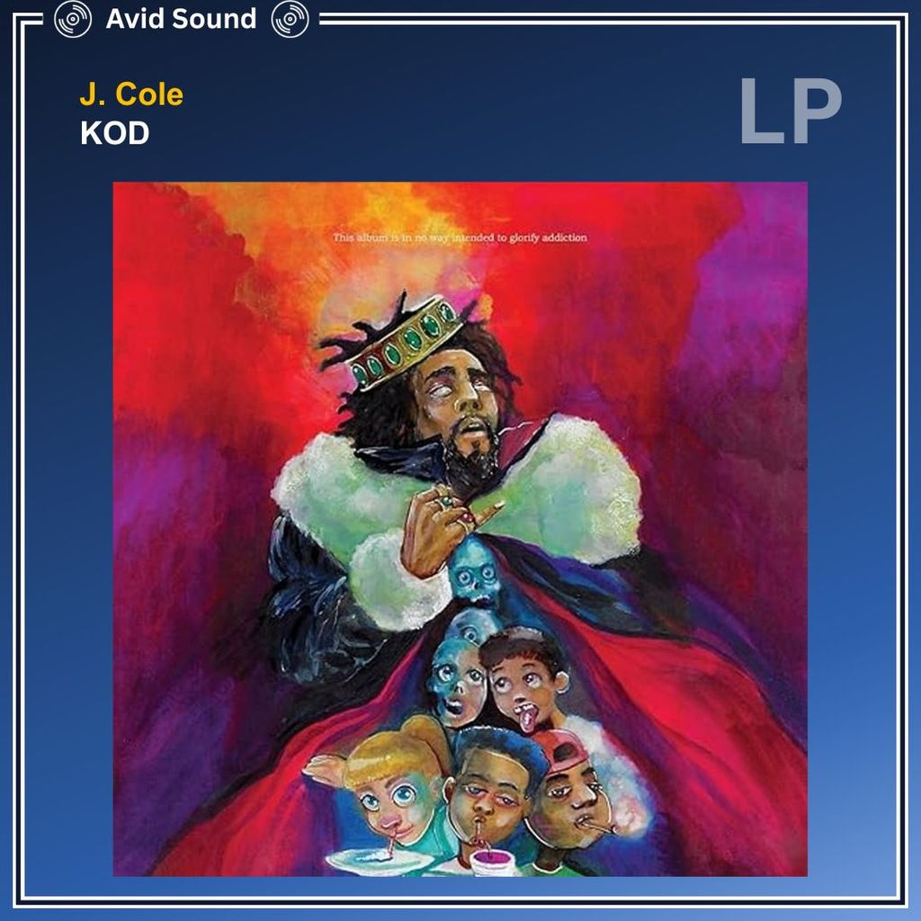แผ่นเสียง J. Cole KOD ใหม่ ซีล J. Cole Vinyl LP