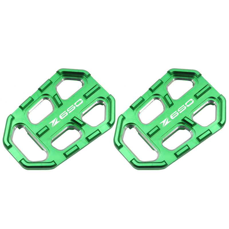 อุปกรณ์เสริมรถจักรยานยนต์ด้านหน้าหลังจาก Footpegs หมุดเท้าสําหรับ KAWASAKI Z650 Z650RS Z900 Z900RS N