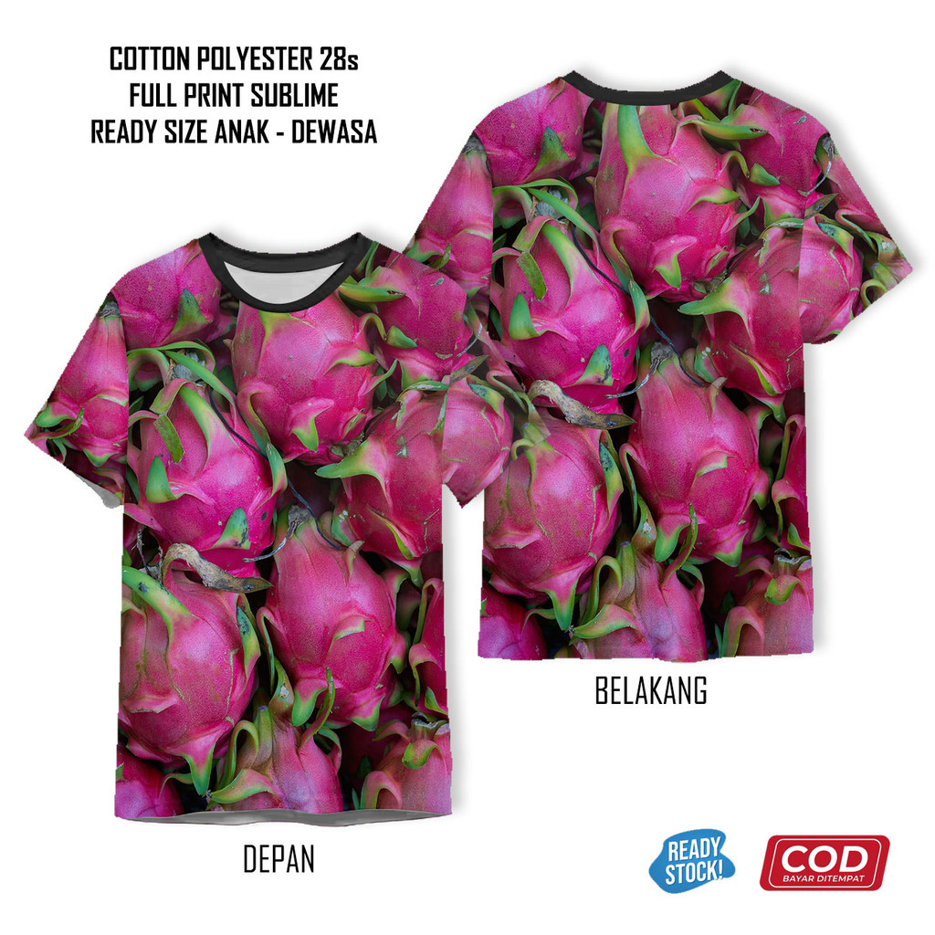 เสื้อยืดแก้วมังกรพิมพ์ลายเต็มเท่ | เสื้อผ้า 3D Unisex สําหรับเด็กและผู้ใหญ่ - Sarana3D