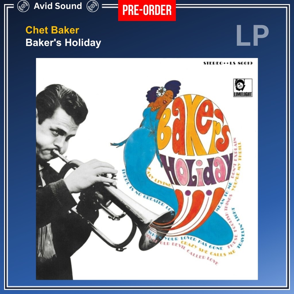 Pre-Order แผ่นเสียง Chet Baker Baker's Holiday ใหม่ ซีล Chet Baker Vinyl LP