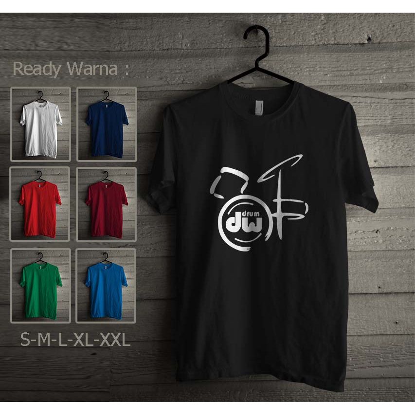 DW Drum Music Instrument Logo Distro T-Shirt
