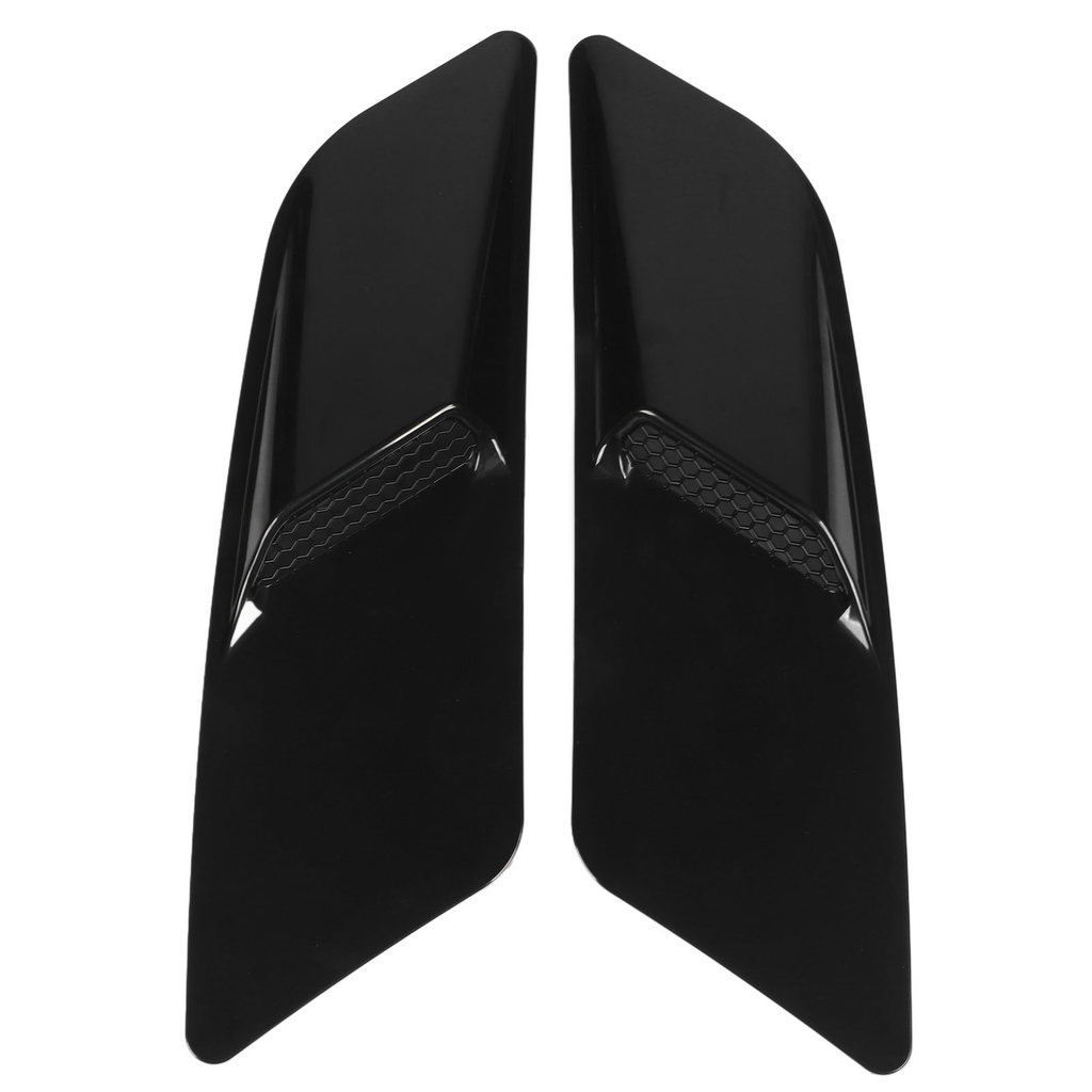 Crth 2 ชิ้นเครื่องยนต์ Bonnet Air Vent ฝาครอบด้านหน้าตกแต่งสําหรับ Ford Mustang 2015 ถึง 2017