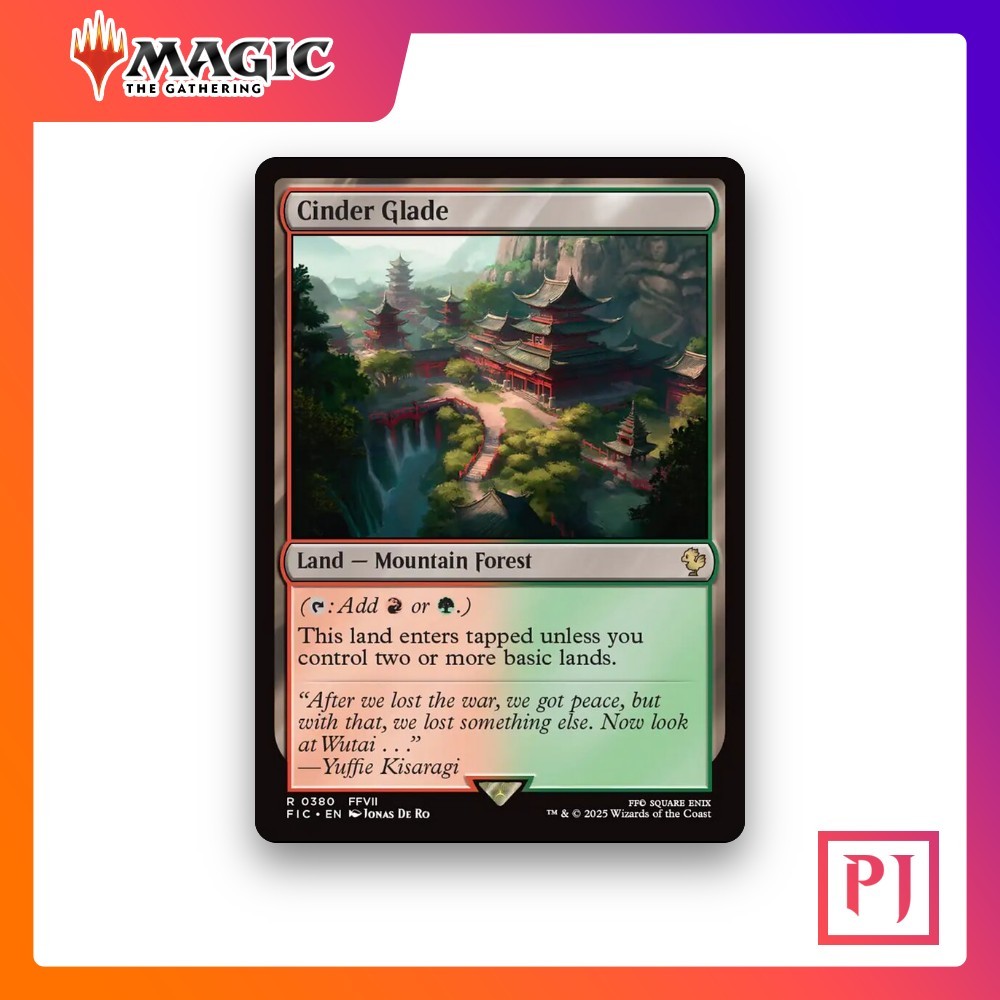 [MTG] Cinder Glade (#380) [FIC] [LAND] [RARE] | Magic the Gathering