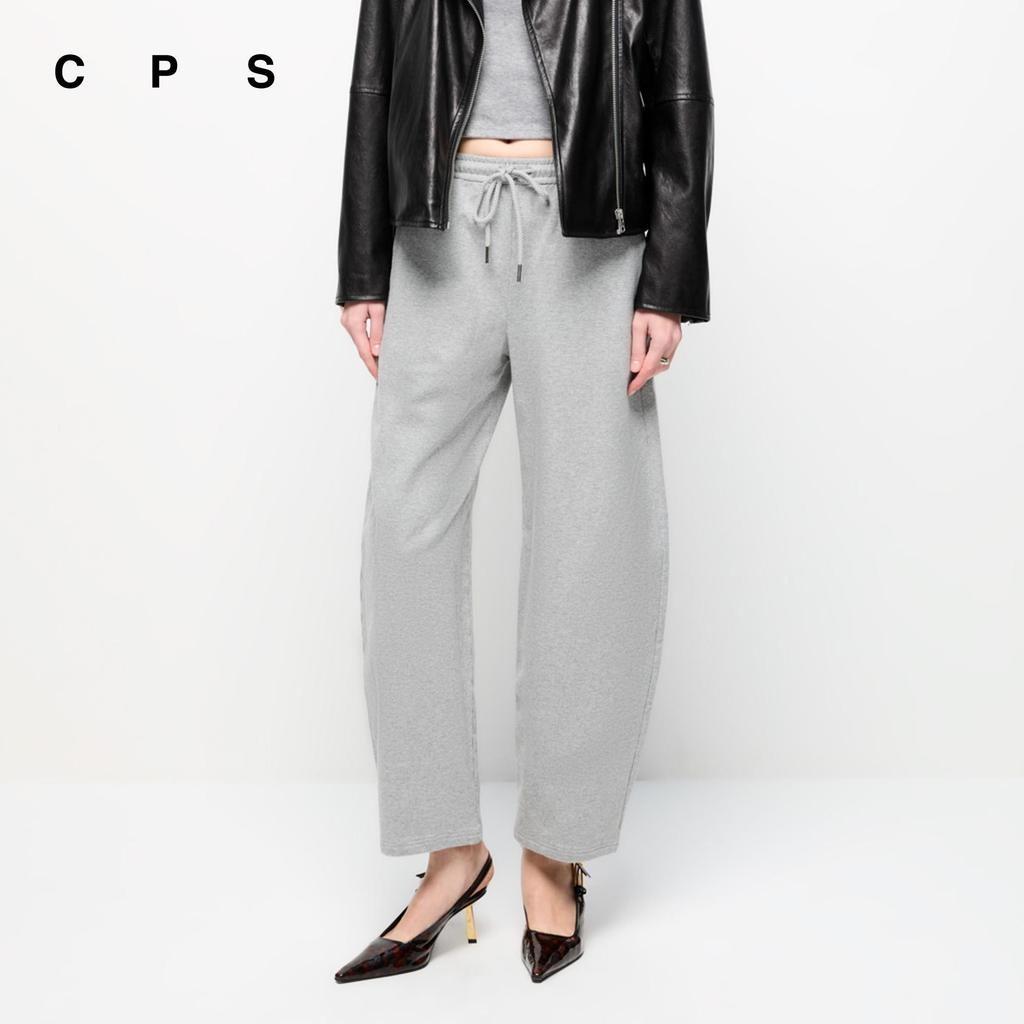 CPS กางเกงสเวตแพนท์สีเทาทรงหลวม ผู้หญิง DRAWSTRING SWEATPANTS รุ่น C26SGWA083 (SS26#A3)