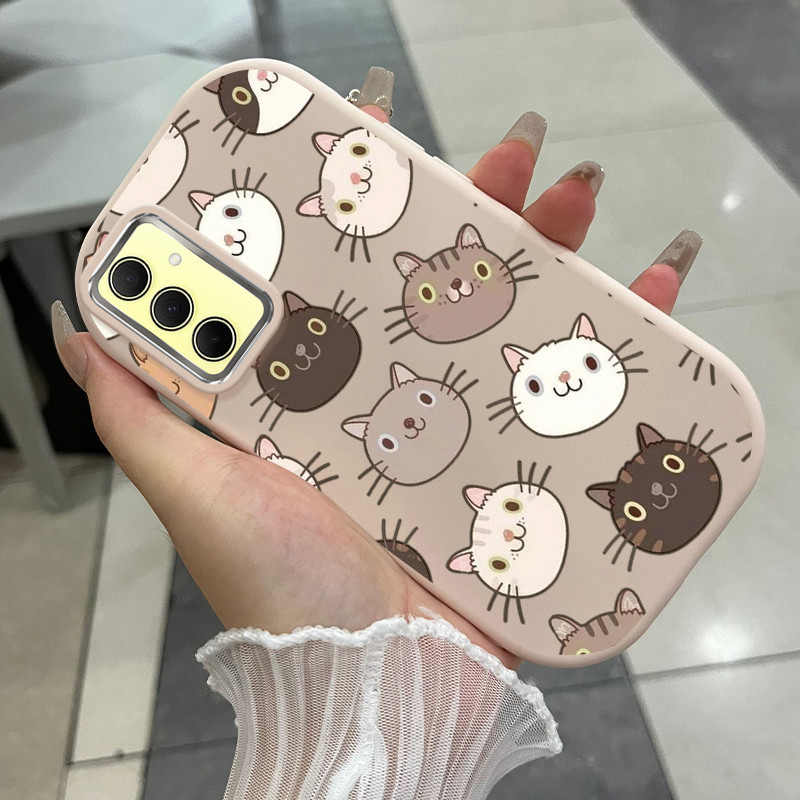 เคส ใช้ได้กับ Samsung A35 5G A34 5G เคสแมวสุดน่ารัก