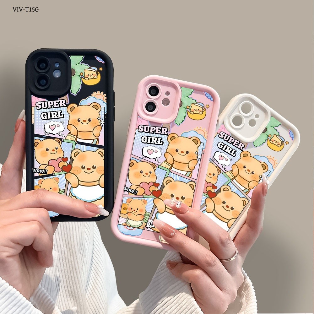 เคส For VIVO X200 T1 T1X Pro 5G เคสโทรศัพท์ เคสวีโว่ เคสนิ่ม Silicone Phone Case JS