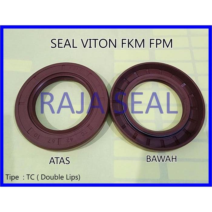 ซีลกันน้ํามัน ทีซี 45 68 10 . TC 45 x 68 x 10 FPM FKM ความต้านทานความร้อน