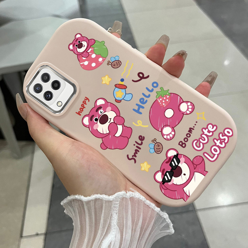 เคส ใช้ได้กับ Samsung A22 M22 M32 เคสหมีน้อยน่ารัก