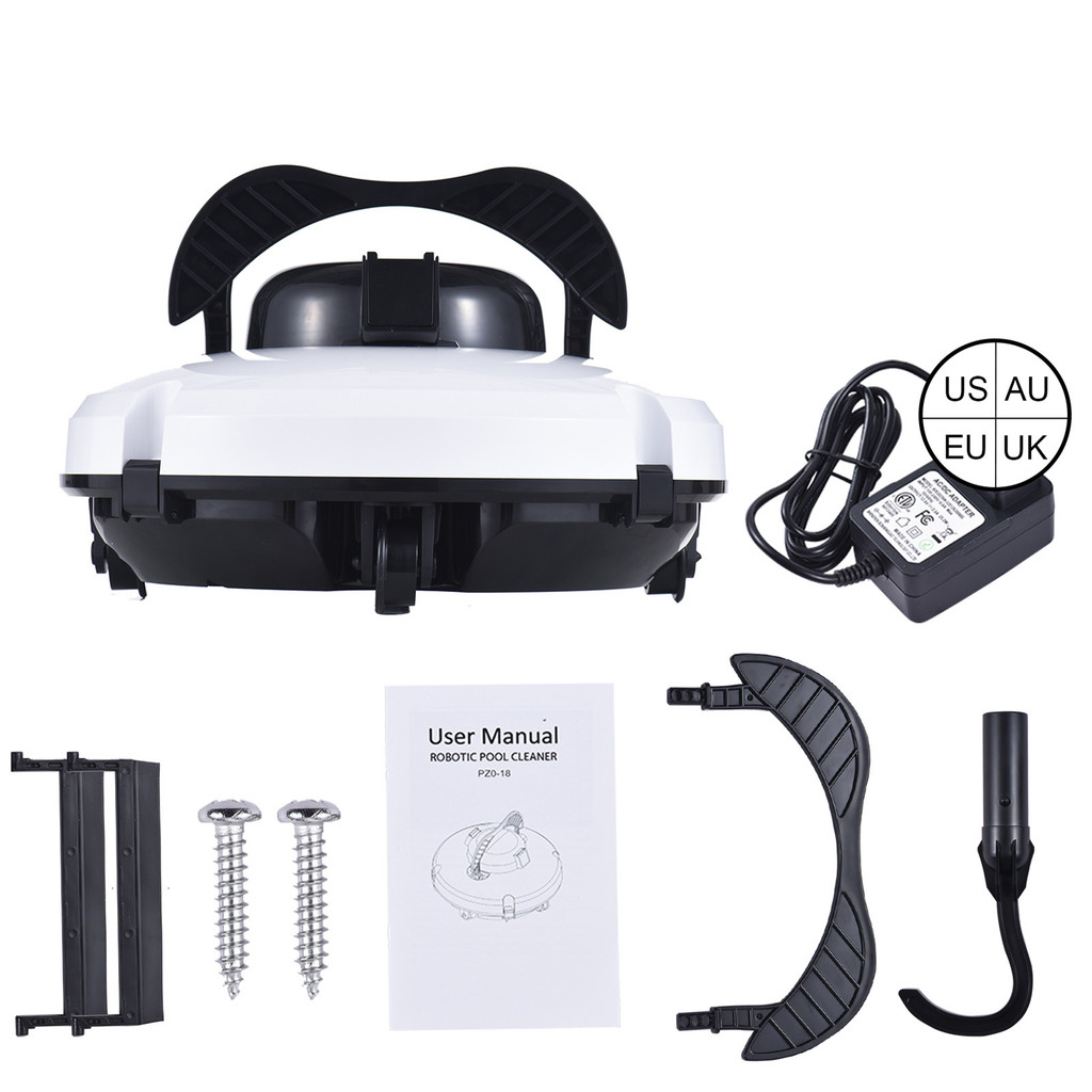 Adspth KOSGHO เครื่องทําความสะอาดสระว่ายน้ําหุ่นยนต์ไร้สาย IPX8 กันน้ํา Dual-Motor ดูดที่แข็งแกร่ง S