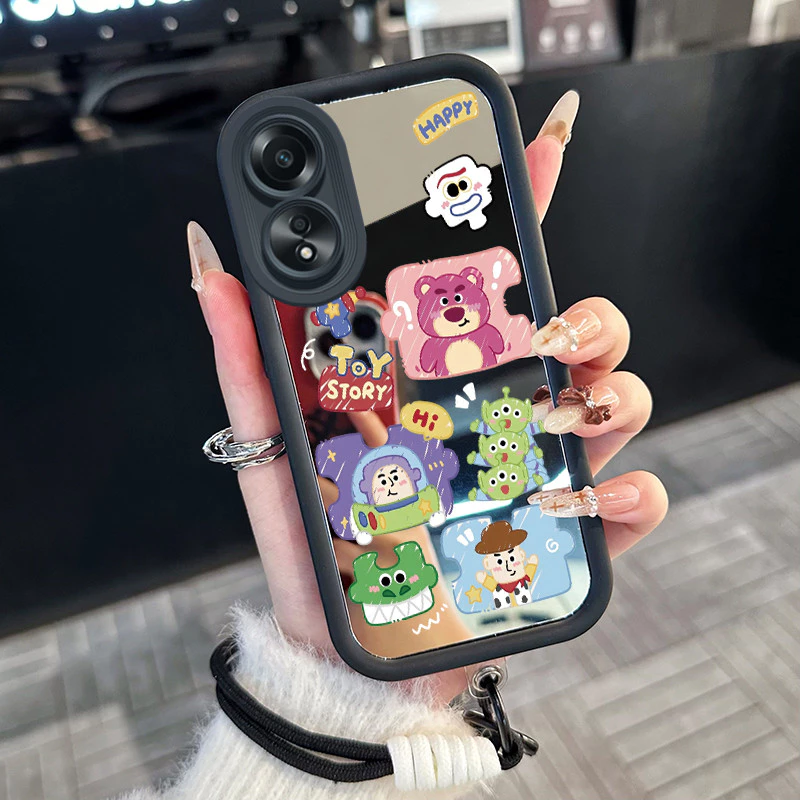 เคสลายการ์ตูนสัตว์ สำหรับ OPPO A58 5G/A58X 5G/A58 4G/A78 4G/A78 5G/A1X 5G/A2X 5G/A98 5G/A1 5G/F23 5G