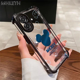 MHKETH เคสสำหรับ Samsung A07 M07 F07 F70E 5G M17E 5G เคสโทรศัพท์สไตล์คู่รักน่ารักโปร่งใสชุบอิเล็กโทรเพลตกันกระแทก
