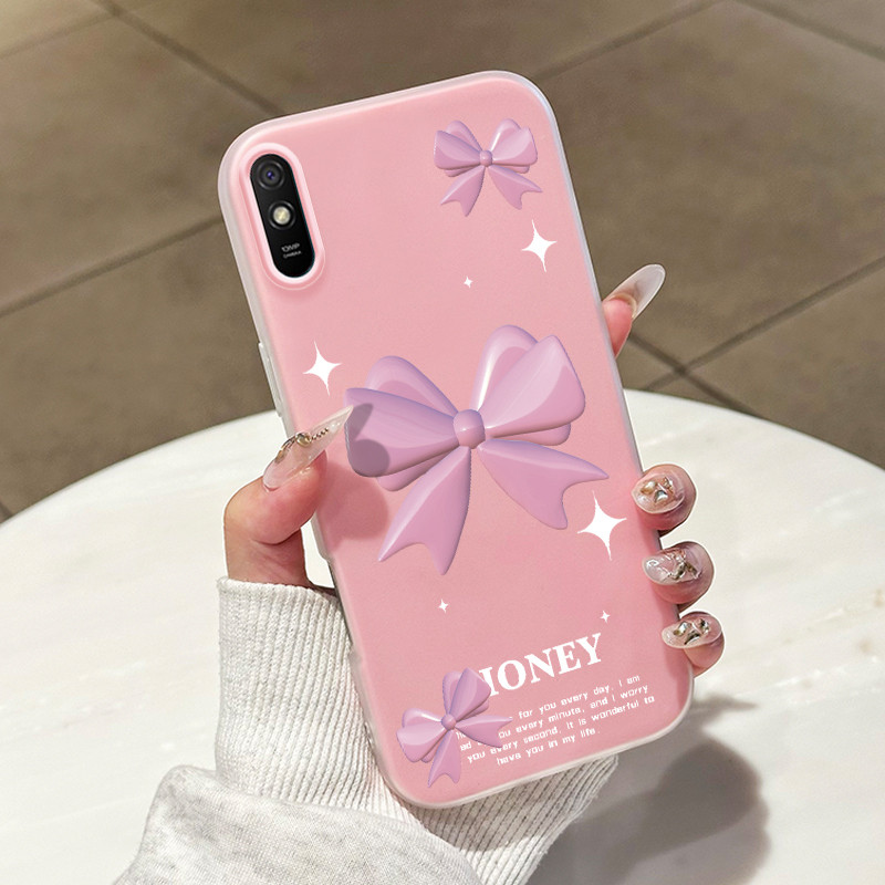 เคสสำหรับ Xiaomi Redmi 9A 9i เคสโทรศัพท์แบบใหม่เรียบง่ายกุทัณฑ์สร้างสรรค์ซิลิโคนซอฟต์เชลล์กันกระแทก